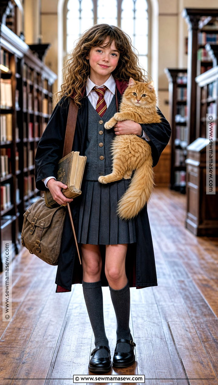 Hermione Granger Costume - 35 kids book character costumes