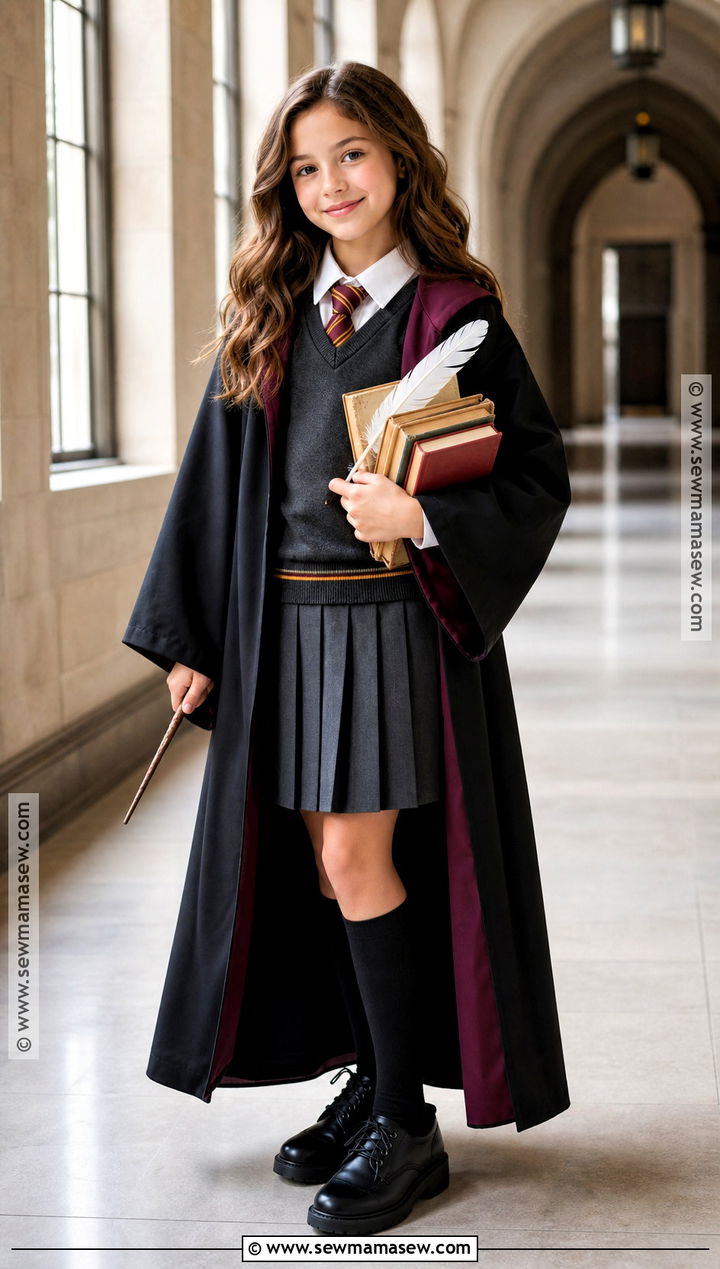 Hermione Granger Costume With Books - 45 world book day costumes