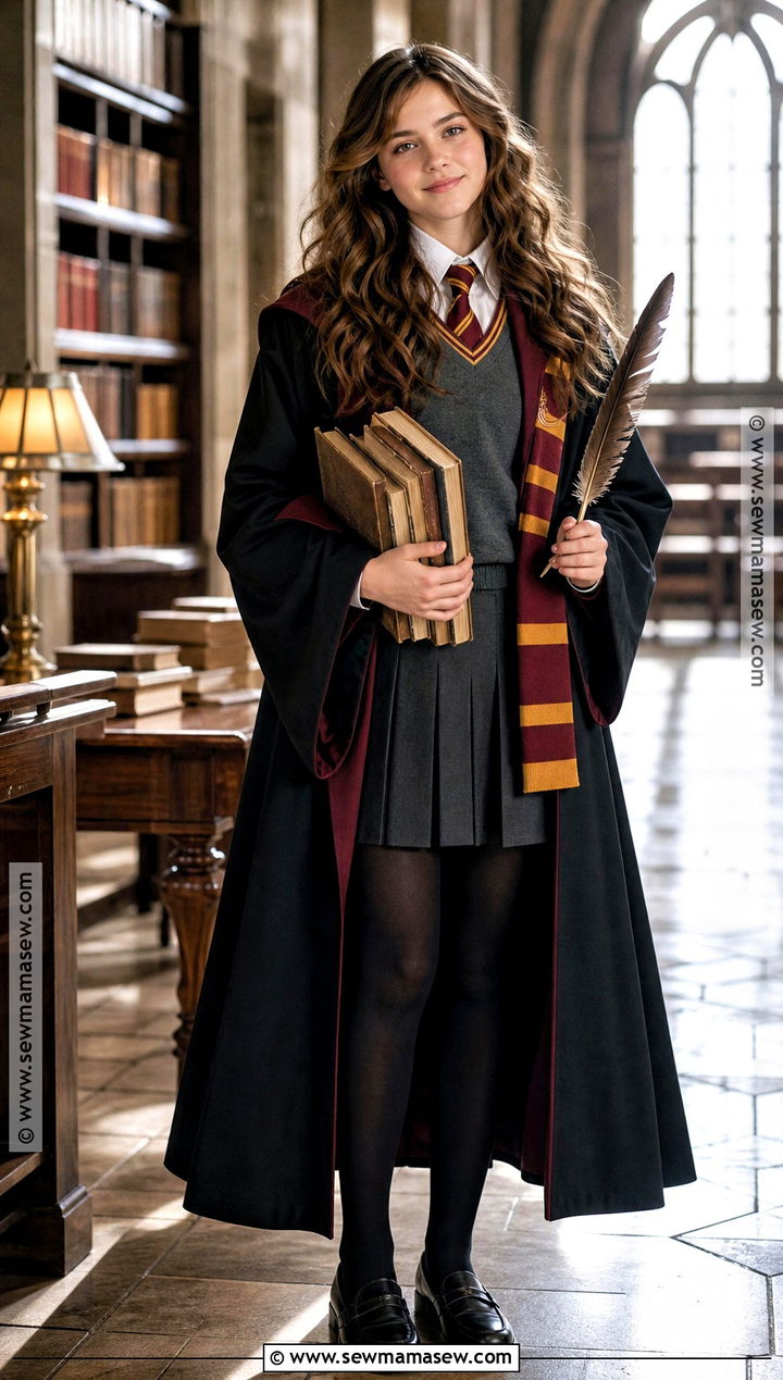 Hermione Granger Costume With School Robe - 35 teen girl halloween costumes