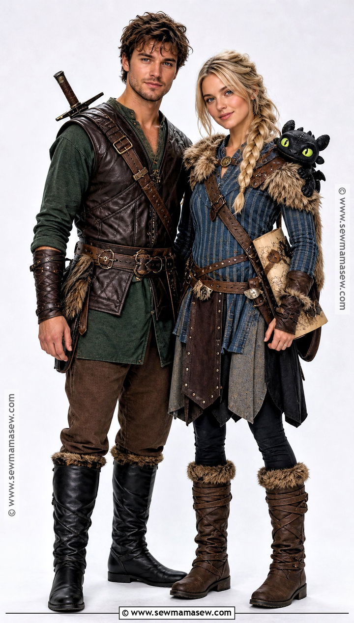 Hiccup And Astrid Couples Cosplay - 35 Couples Cosplay Ideas