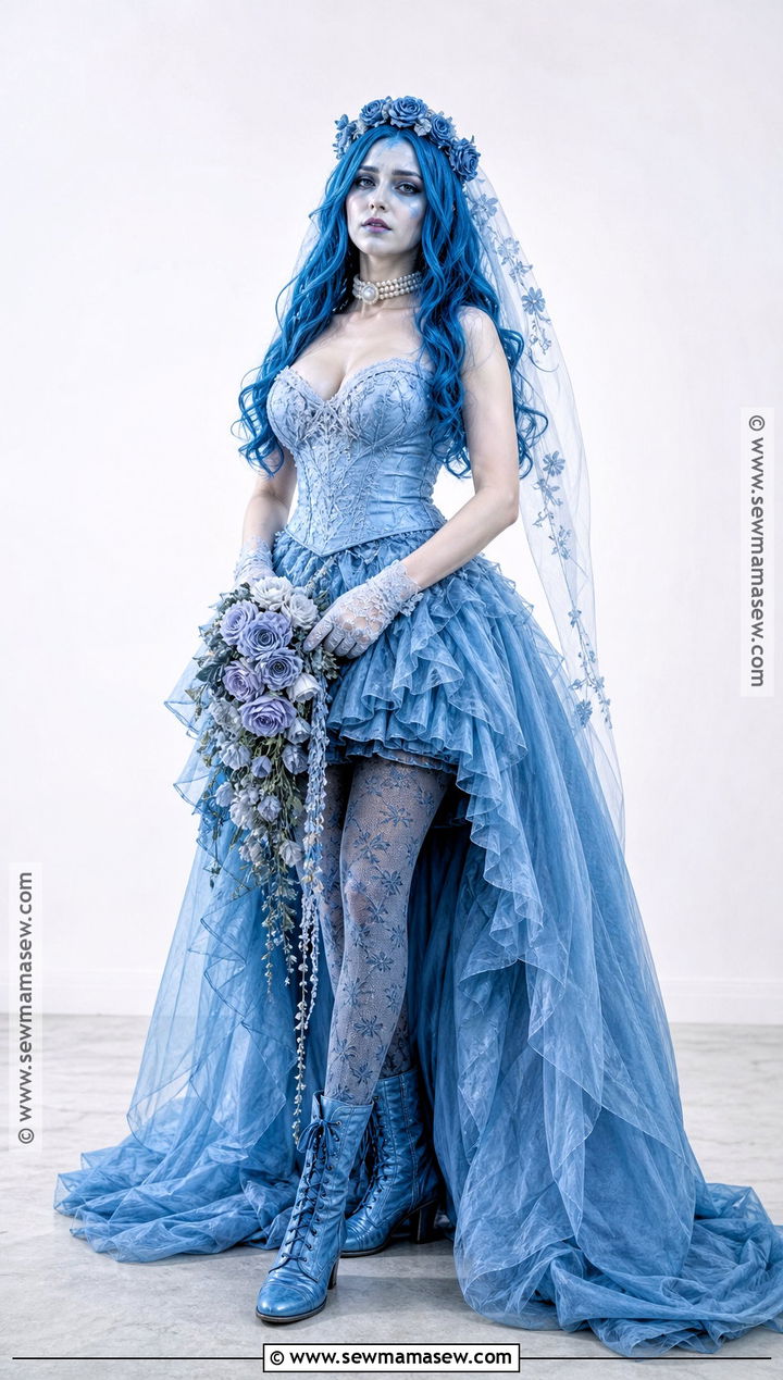 High Low Corpse Bride Costume - 50 corpse bride costume ideas