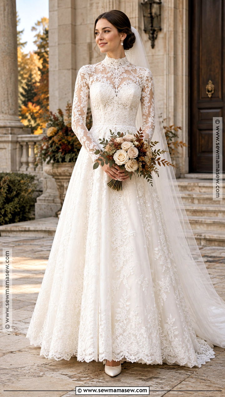 High Neck Bridal Gown - 15 Fall 2026 Bridal Gowns