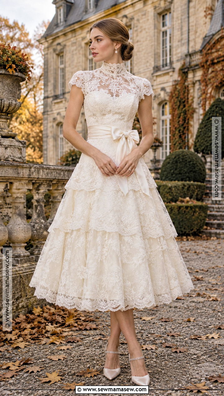 High Neck Lace Fall 1993 Valentino Wedding Dress - 15 Fall 1993 Valentino Wedding Dress Ideas