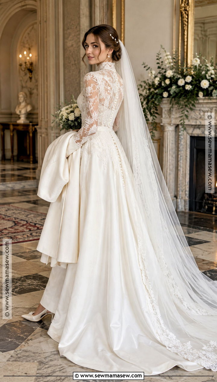 High Neck November Wedding Dress - 15 november wedding dress brides ideas