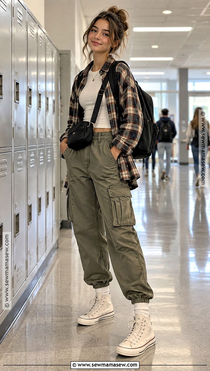 High Top Sneakers Back To School Outfit - 30 back to school shoes