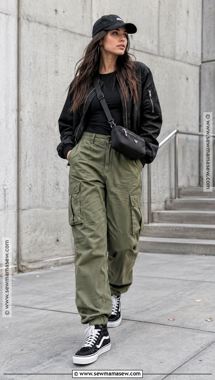 High Top Vans With Cargo Pants - 20 vans outfit fall ideas