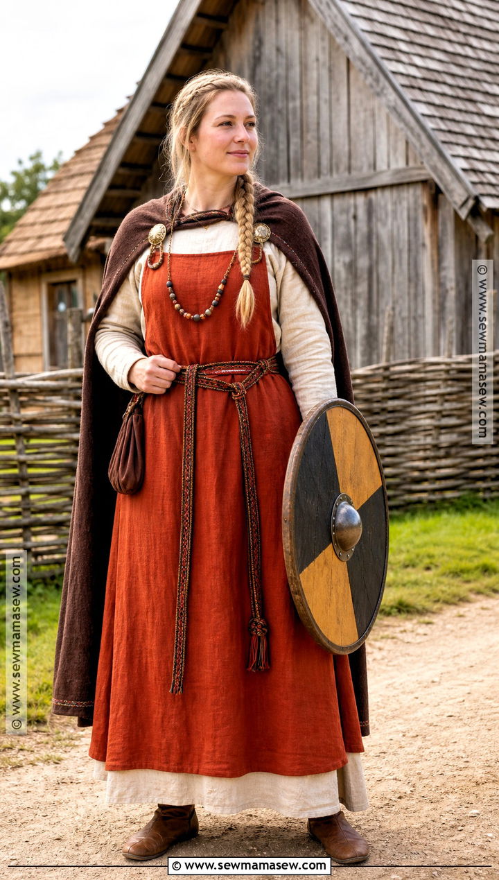 Historical Apron Dress Viking Costume - 30 viking warrior woman costumes