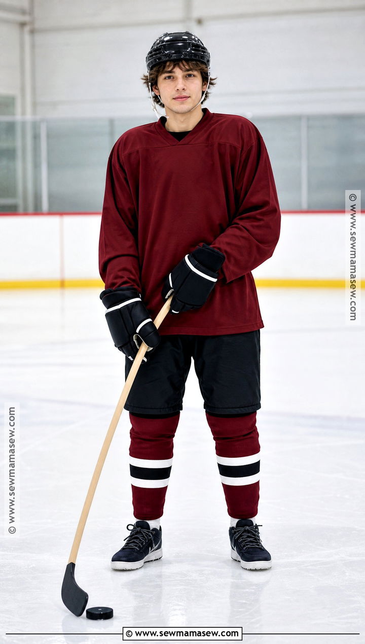 Hockey Player Costume With Padded Jersey - 30 sports costume ideas