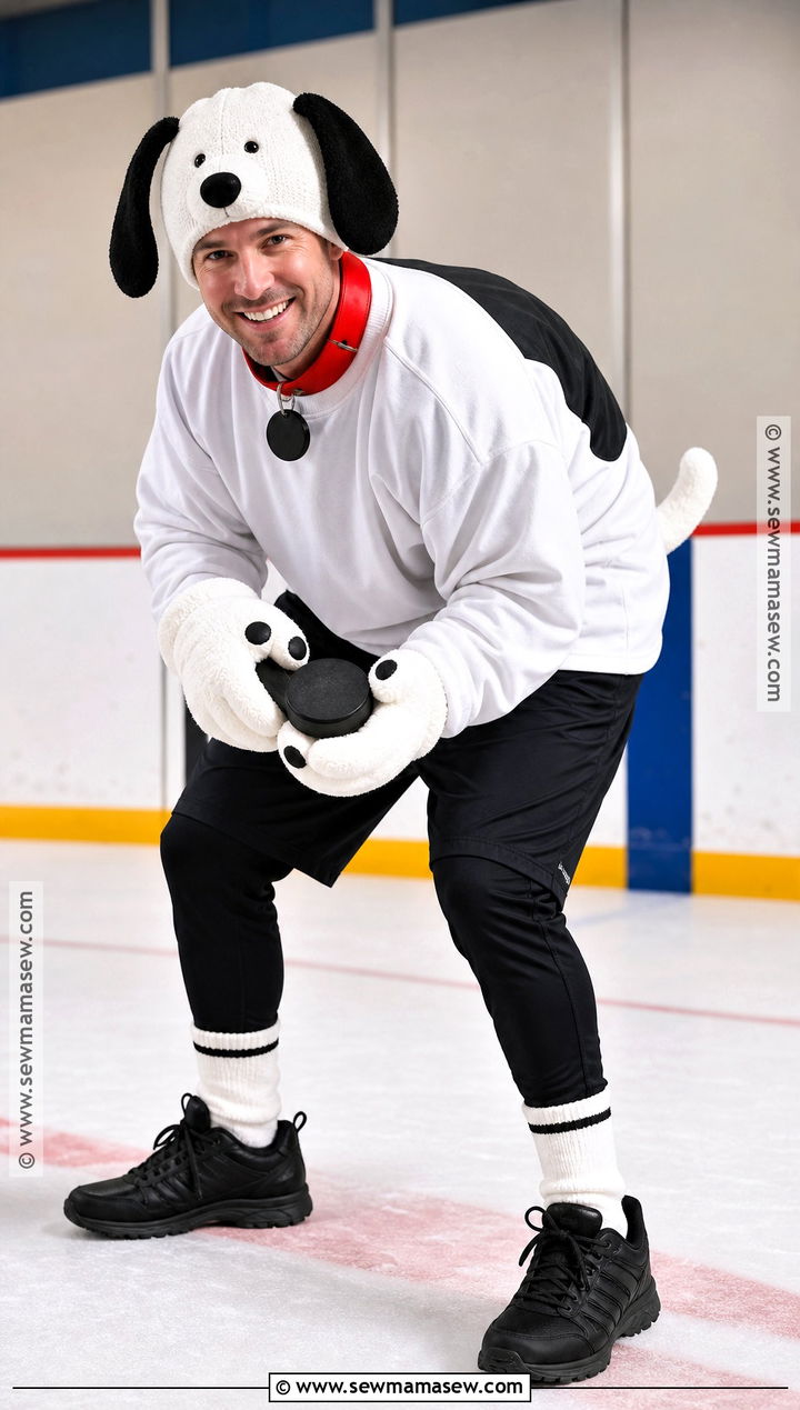 Hockey Snoopy Costume - 40 snoopy halloween costume ideas