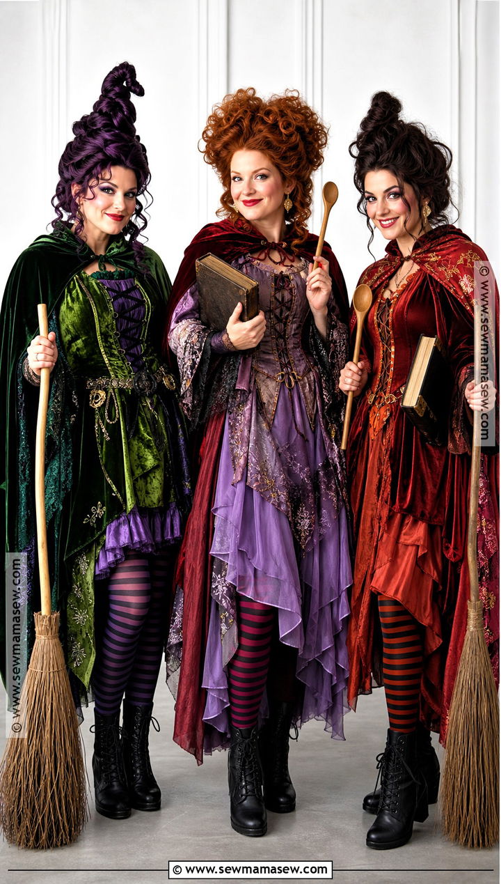 Hocus Pocus Witch Trio Costume - 35 halloween costumes for friends