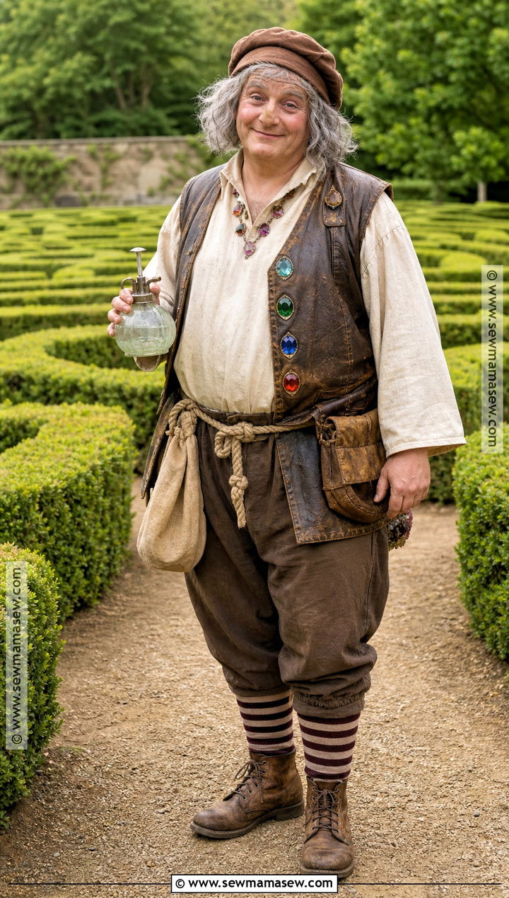 Hoggle Costume With Brown Vest - 30 Labyrinth Costume Ideas