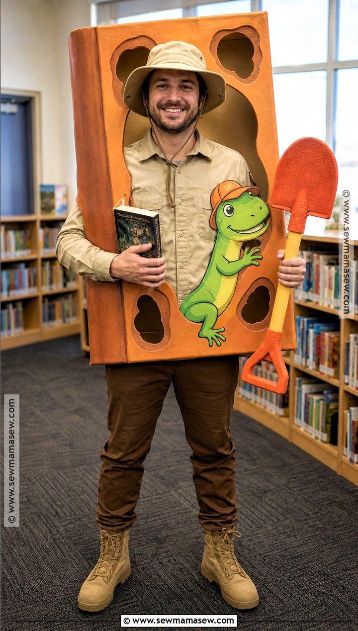 Holes Book Cover Costume - 30 holes costume ideas