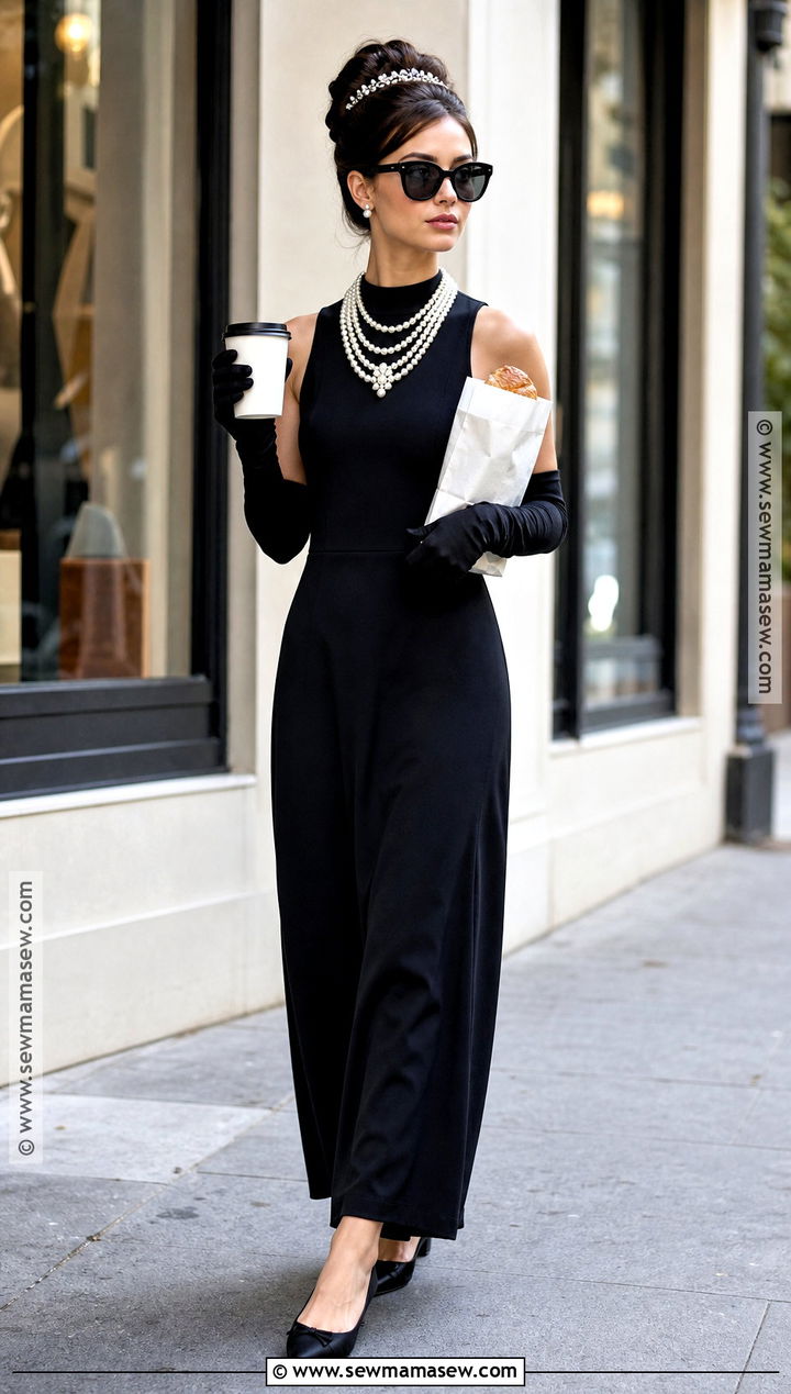 Holly Golightly Black Dress Costume - 35 female halloween costume ideas