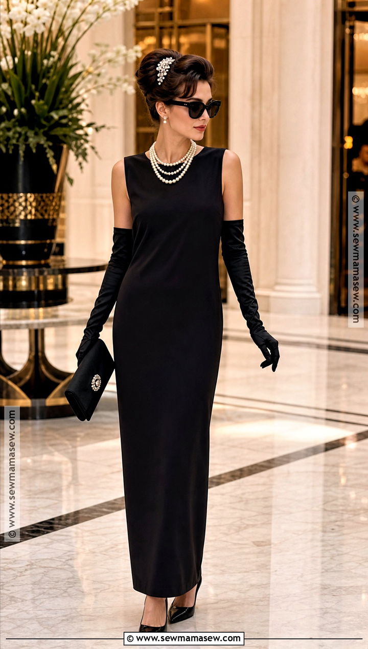 Holly Golightly Black Dress Costume - 35 Movie Characters Costumes