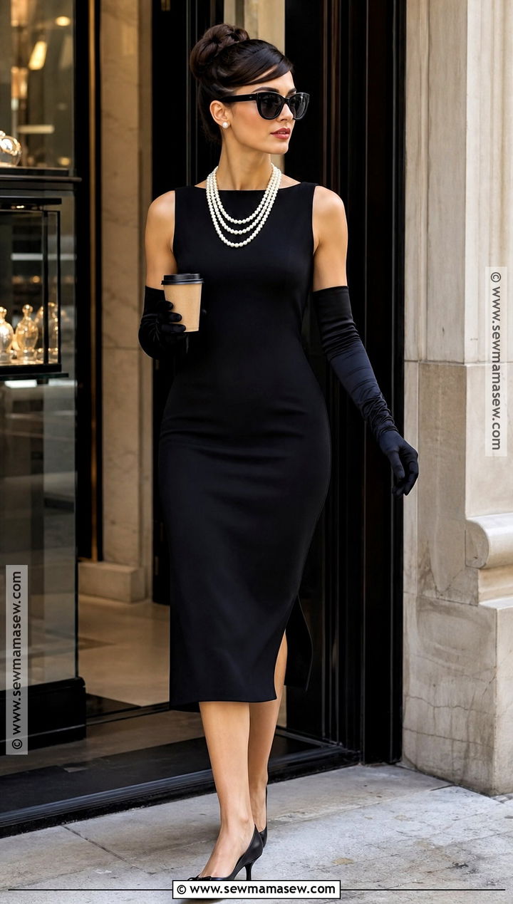 Holly Golightly Black Dress Costume - 30 movies costumes ideas