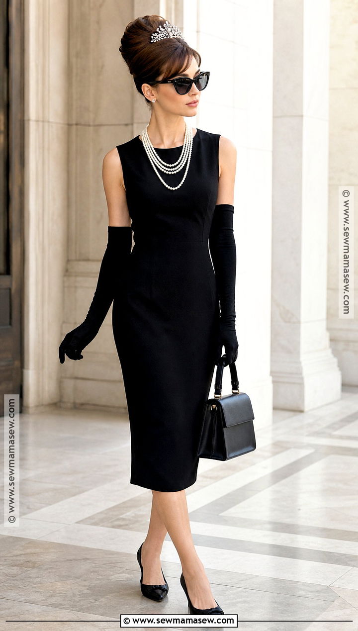 Holly Golightly Costume With Black Dress - 35 woman halloween costumes