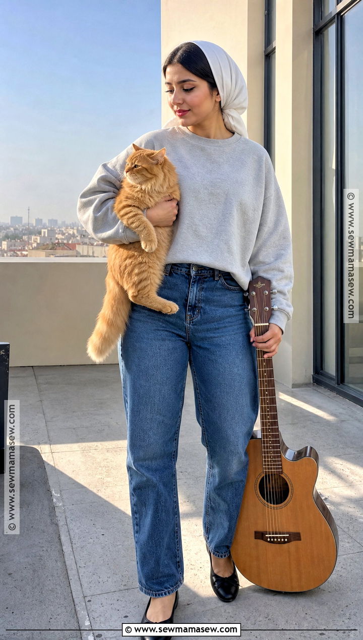 Holly Golightly Sweatshirt And Jeans Costume - 30 holly golightly costume ideas