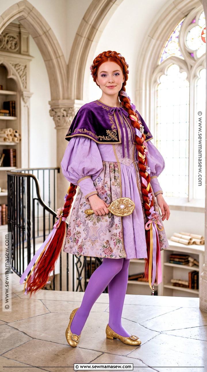Holly OHair Costume With Long Red Braid - 35 Ever After High Costumes