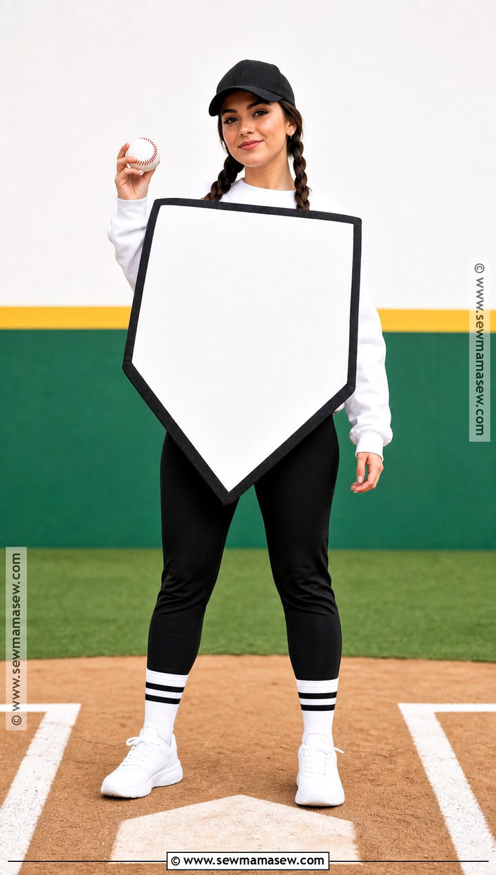 Home Plate Baseball Costume - 30 baseball costume ideas