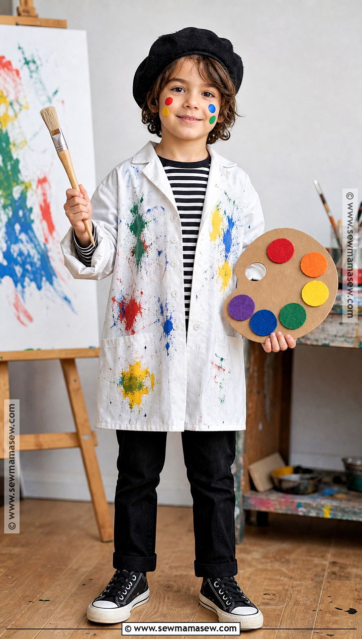 Homemade Artist Costume - 30 Homemade Costumes for Kids