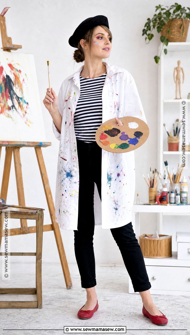 Homemade Artist Costume - 30 homemade halloween costumes for women