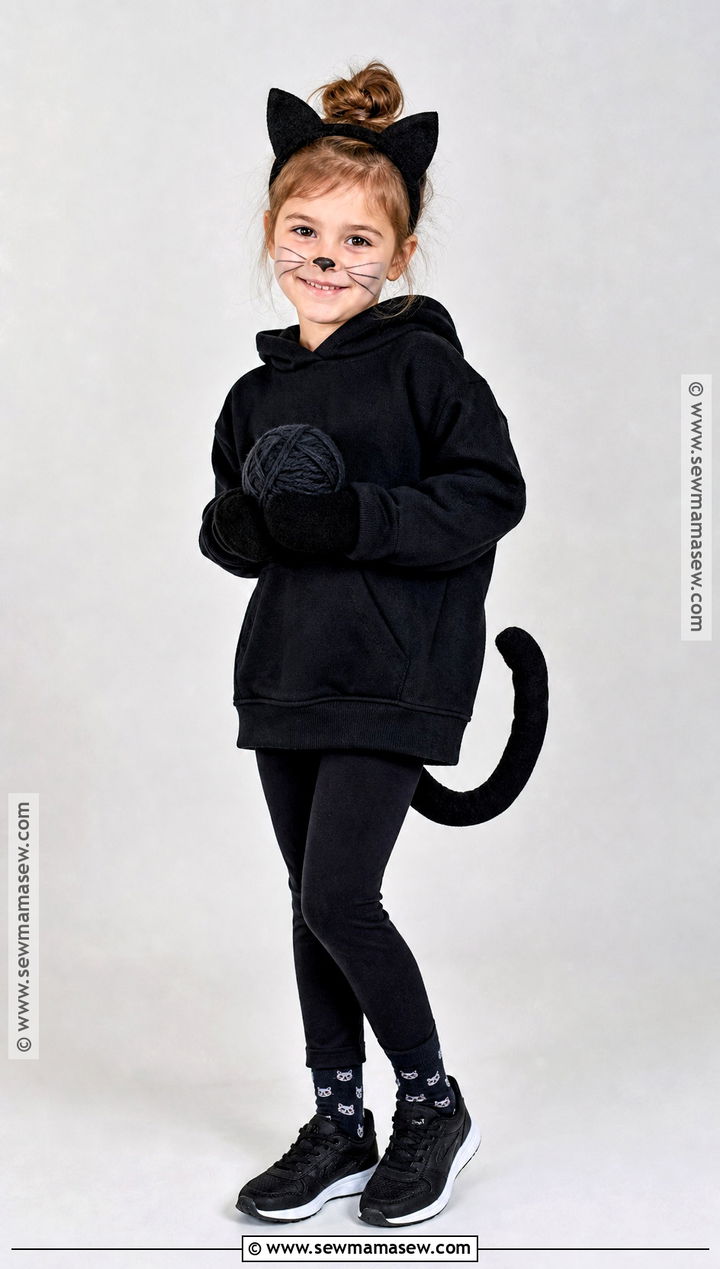 Homemade Black Cat Costume - 30 Homemade Costumes for Kids