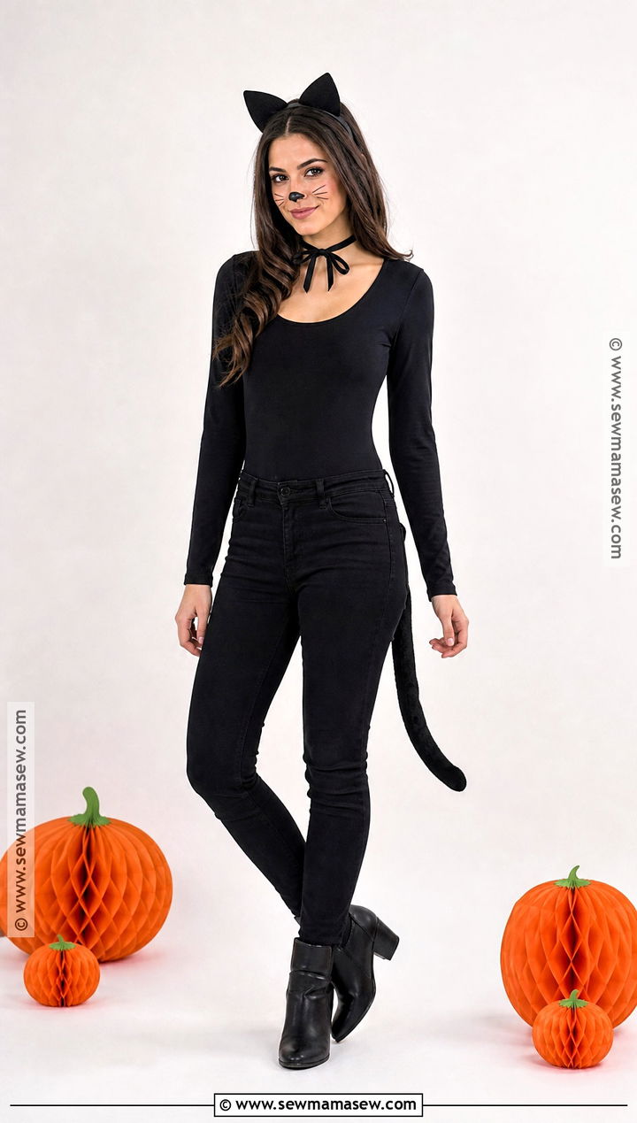 Homemade Black Cat Costume - 30 homemade halloween costumes for women