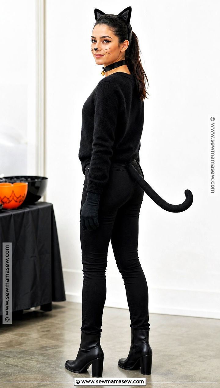 Homemade Black Cat Costume - 30 Homemade Costume Ideas