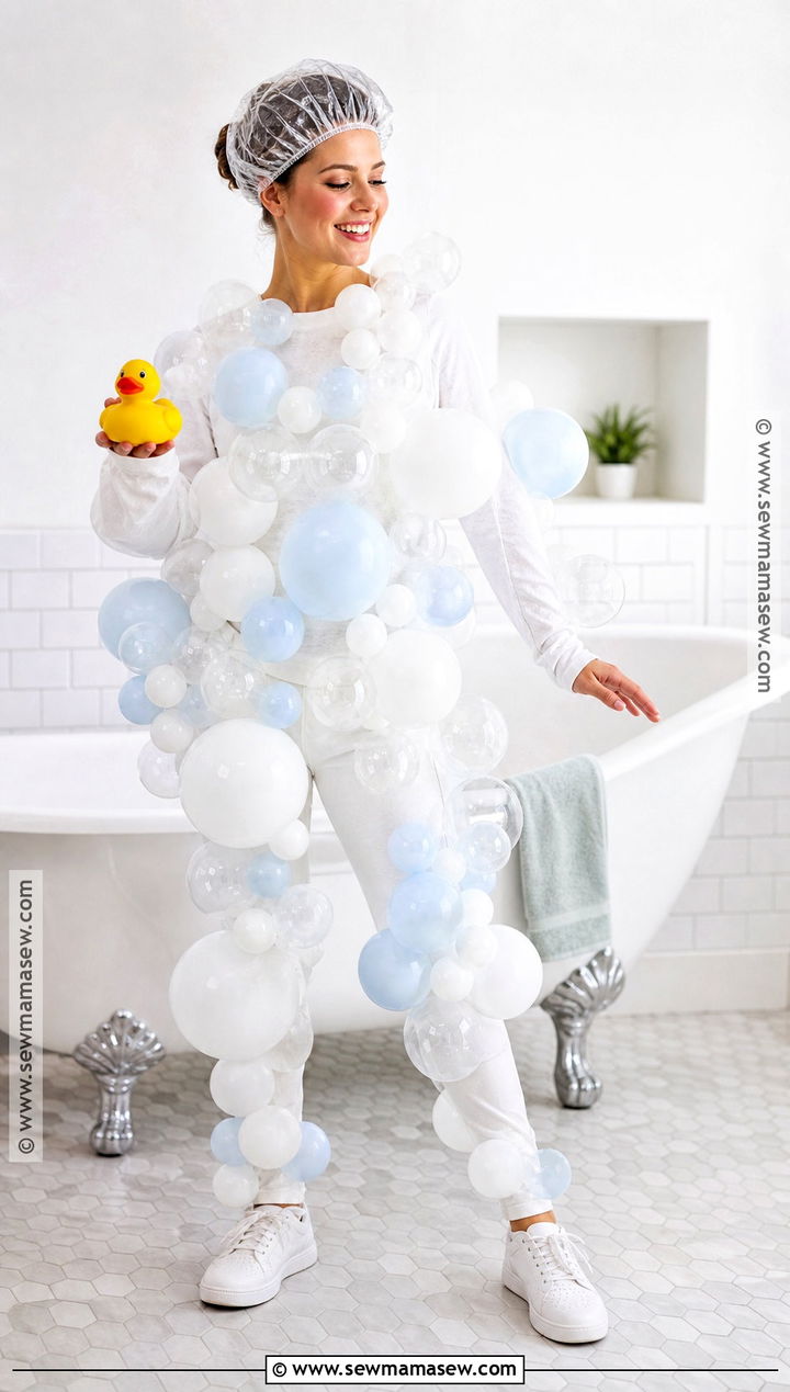 Homemade Bubble Bath Halloween Costume - 30 halloween costumes homemade
