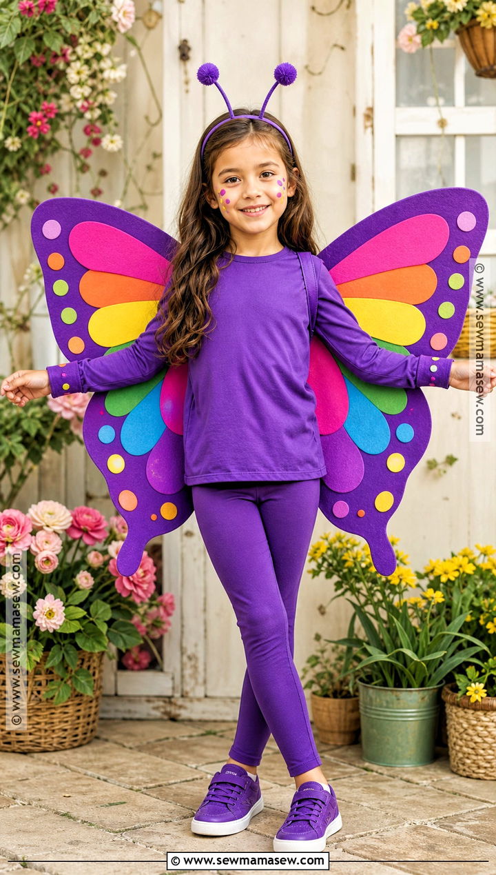 Homemade Butterfly Costume - 30 Homemade Costumes for Kids