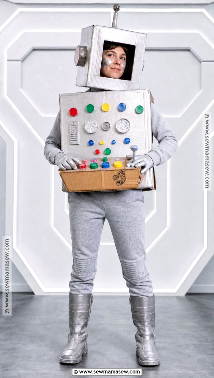 Homemade Cardboard Robot Costume - 35 homemade costumes