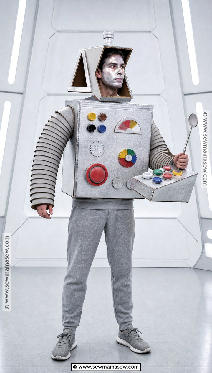 Homemade Cardboard Robot Halloween Costume - 30 halloween costumes homemade