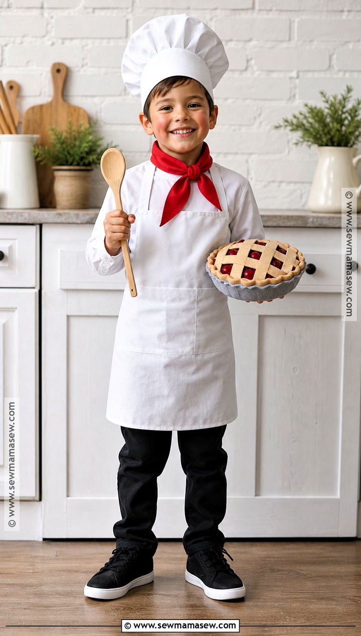 Homemade Chef Costume - 30 Homemade Costumes for Kids
