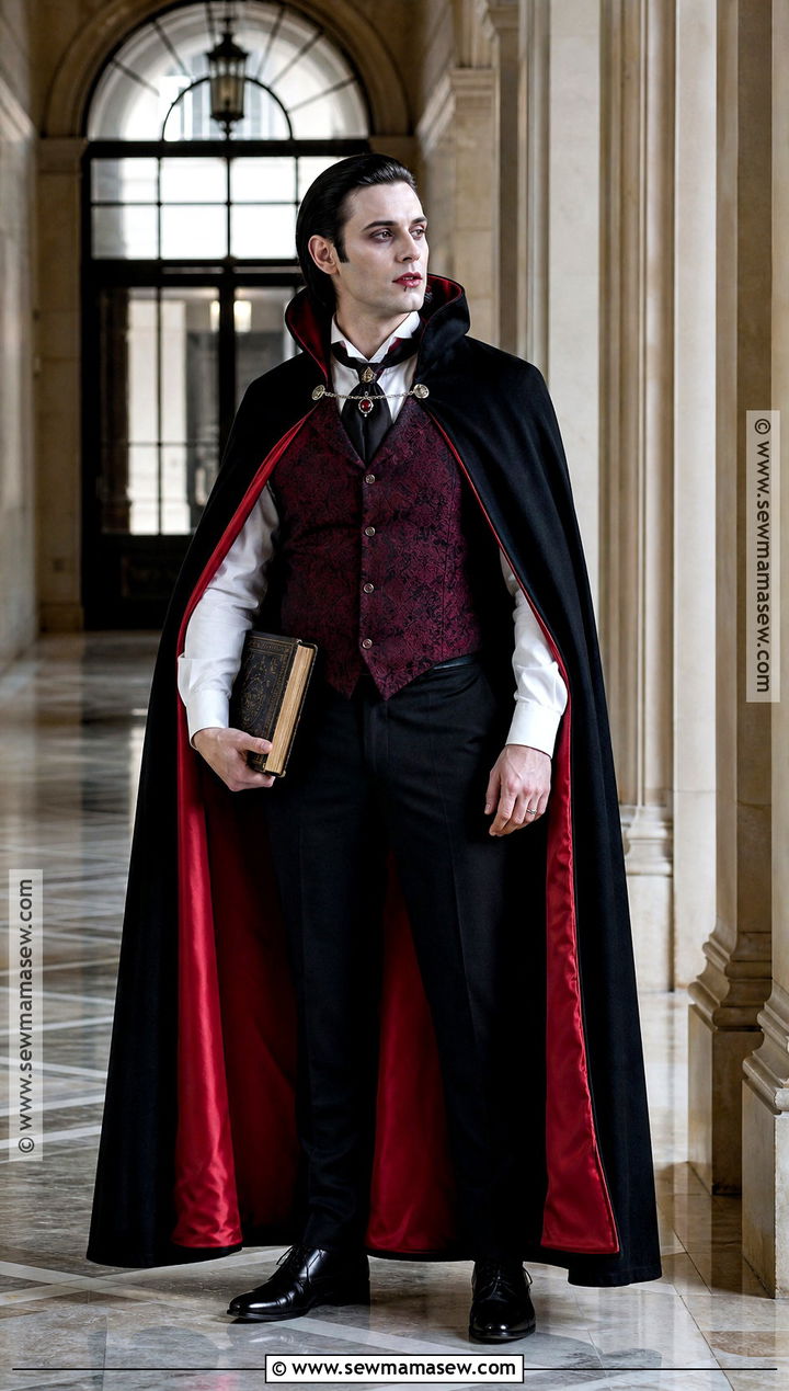 Homemade Classic Vampire Halloween Costume - 30 halloween costumes homemade