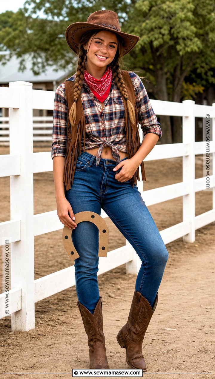 Homemade Cowgirl Costume - 35 homemade costumes