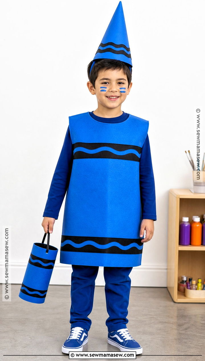 Homemade Crayon Costume - 30 Homemade Costumes for Kids