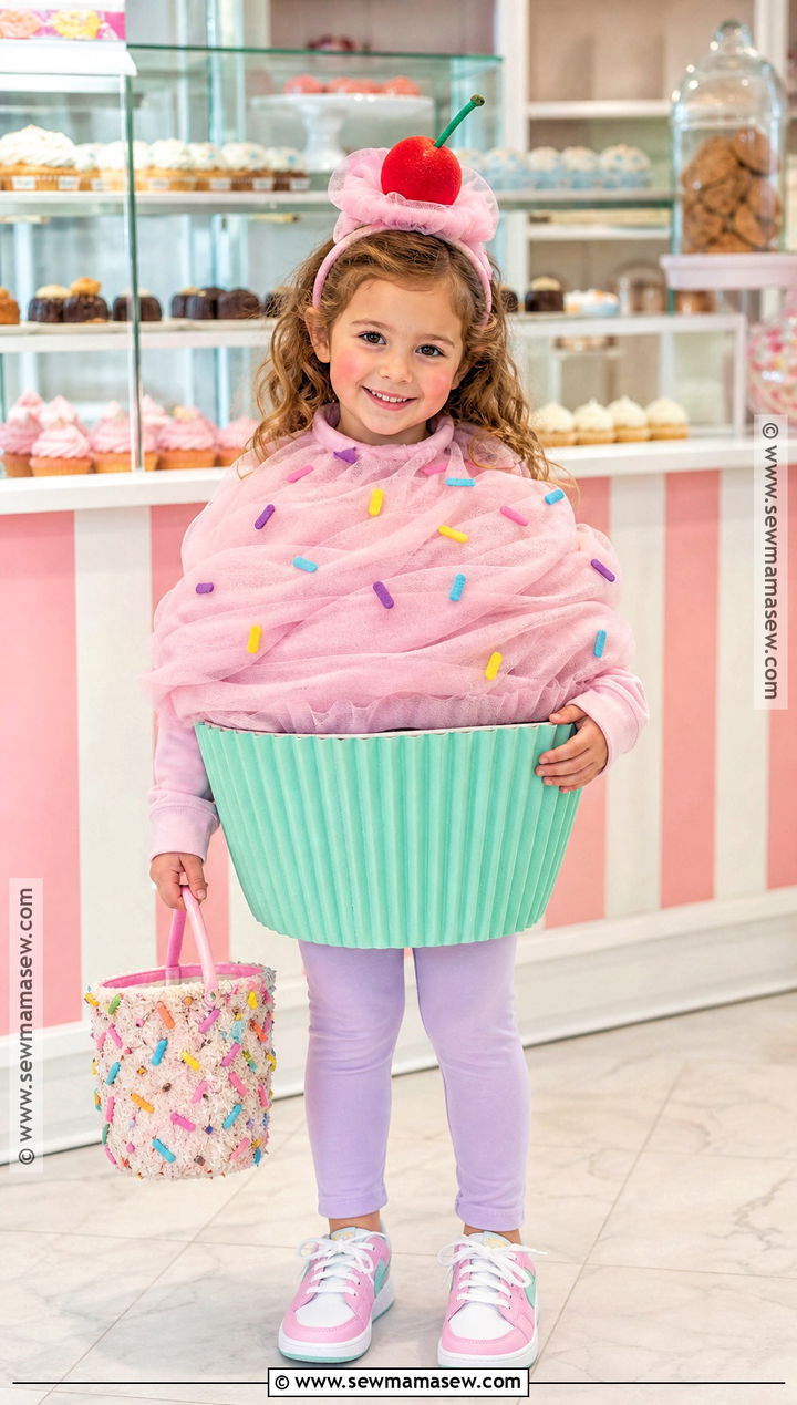 Homemade Cupcake Costume - 30 Homemade Costumes for Kids