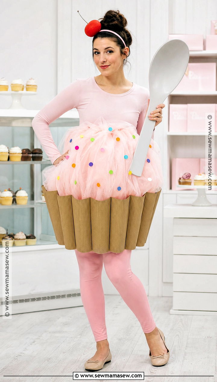 Homemade Cupcake Costume - 30 Homemade Costume Ideas