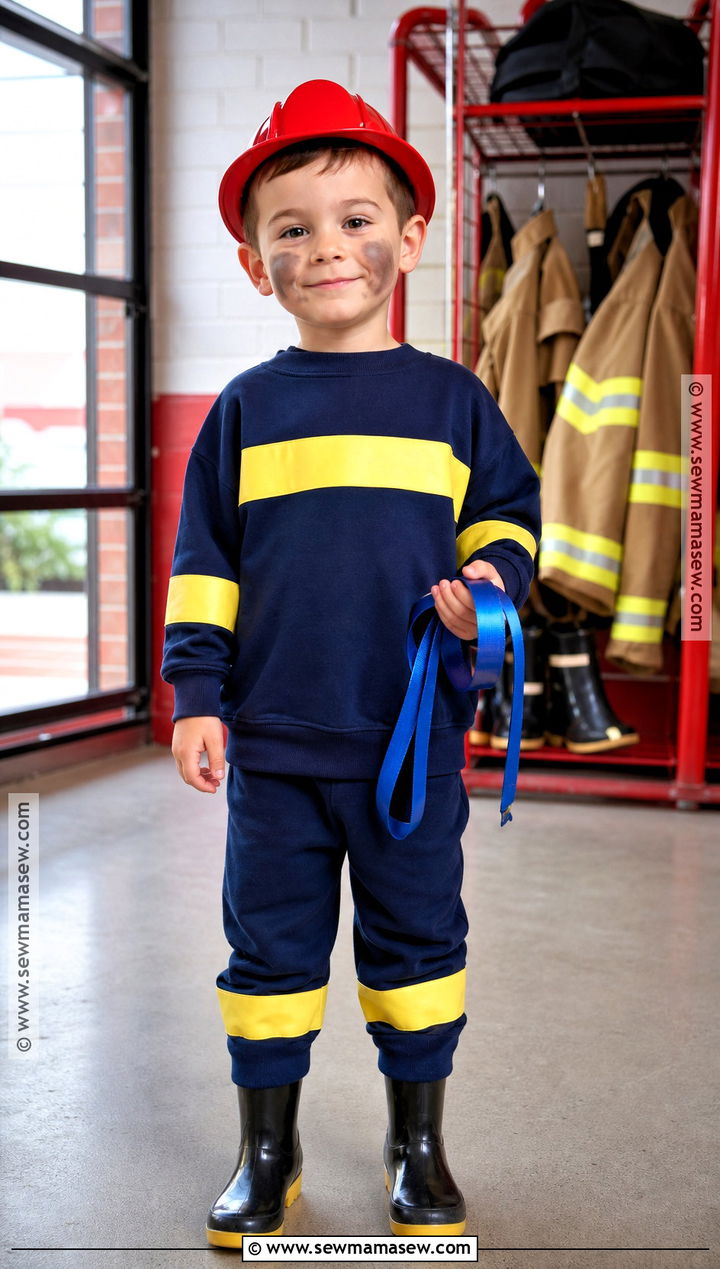 Homemade Firefighter Costume - 30 Homemade Costumes for Kids
