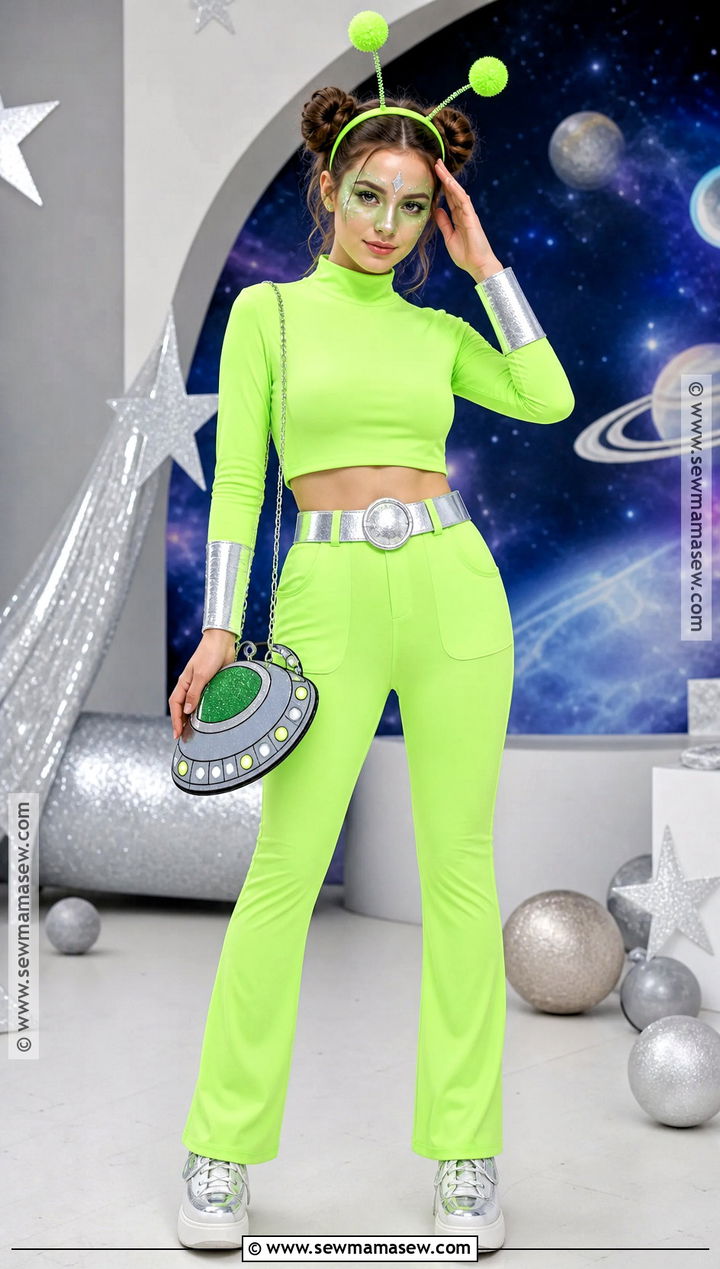 Homemade Green Alien Costume - 35 homemade costumes