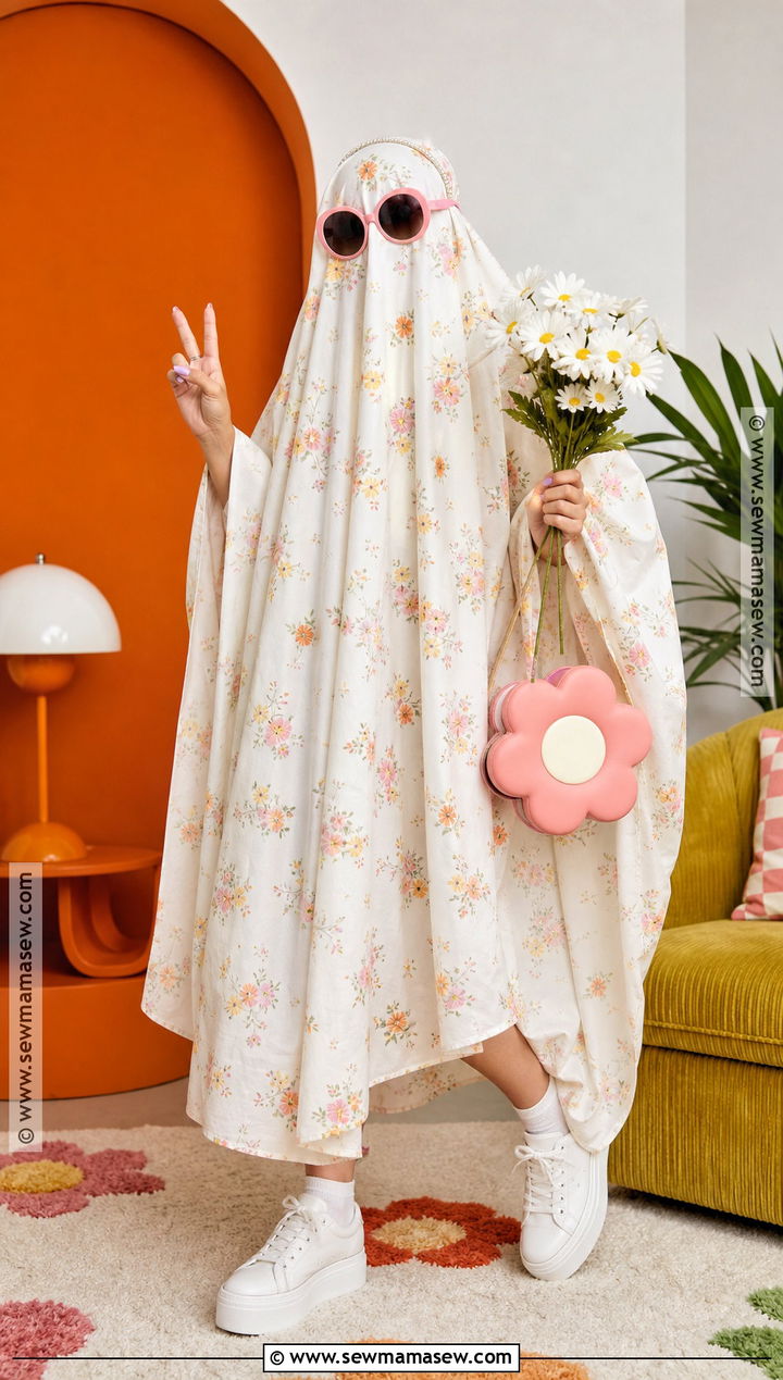 Homemade Groovy Ghost Costume - 30 homemade halloween costumes for women