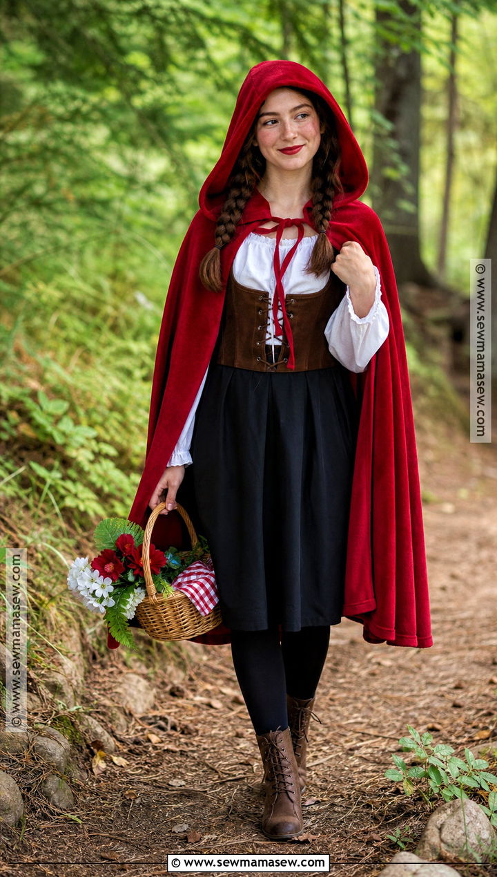 Homemade Little Red Riding Hood Costume - 35 Home Made Halloween Costumes