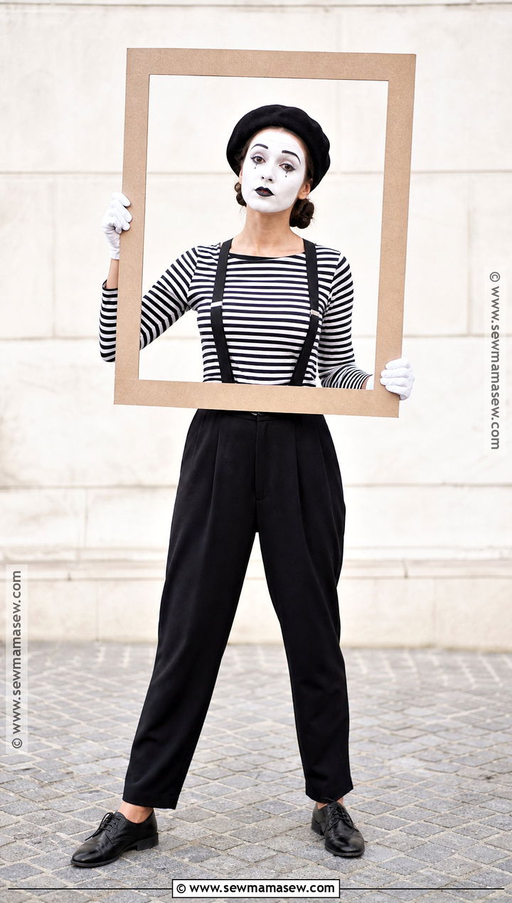 Homemade Mime Costume - 30 Homemade Costume Ideas