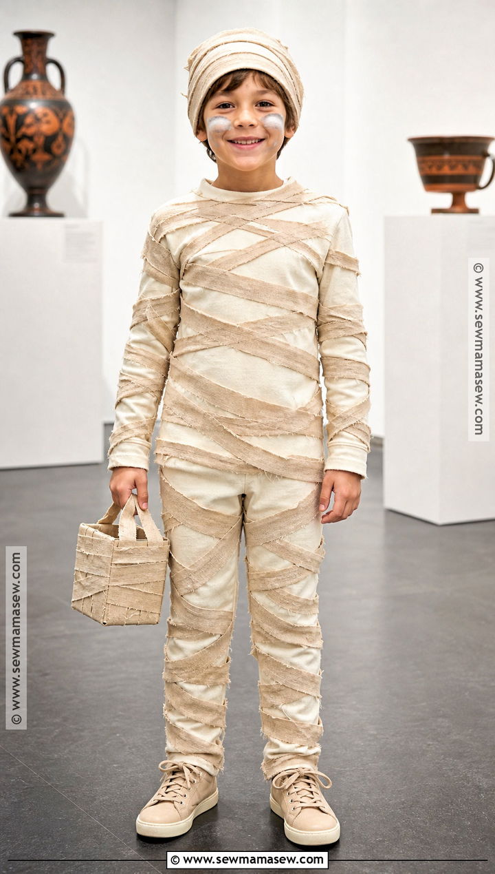 Homemade Mummy Costume - 30 Homemade Costumes for Kids