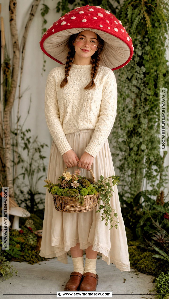 Homemade Mushroom Costume - 30 homemade halloween costumes for women