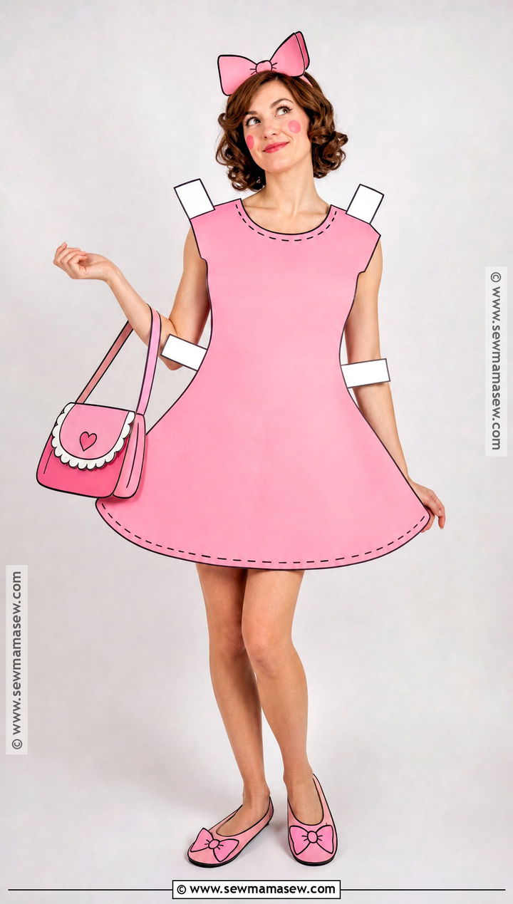 Homemade Paper Doll Costume - 35 homemade costumes