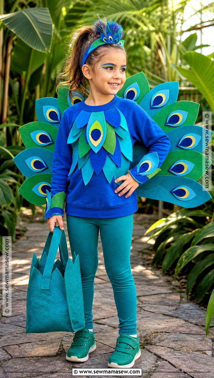 Homemade Peacock Costume - 30 Homemade Costumes for Kids