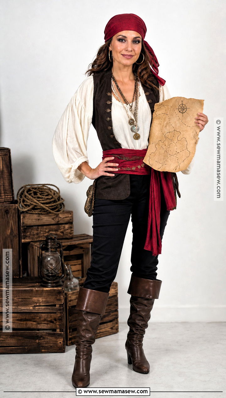 Homemade Pirate Costume - 30 homemade halloween costumes for women