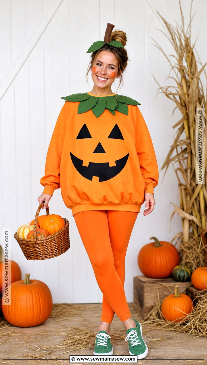 Homemade Pumpkin Halloween Costume - 30 halloween costumes homemade