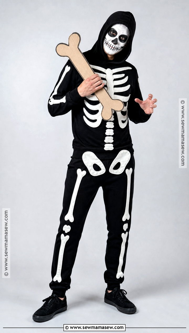 Homemade Skeleton Halloween Costume - 30 halloween costumes homemade